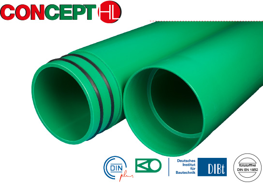 Tuberías de Polipropileno (PPHM) para método TIP (Tight-In-Pipe)